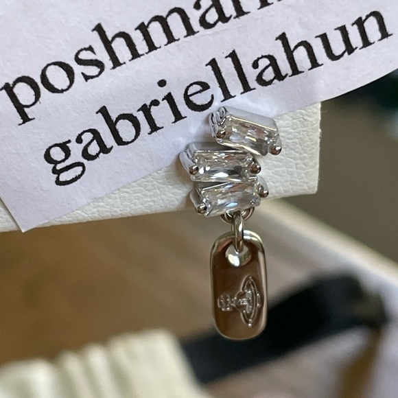Vivienne Westwood Jewelry - Vivienne Westwood Crystal Saturn earrings